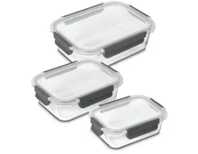 Kuhn Rikon Glasbehälter Set 3 Stück 0.64/1.05/1.5