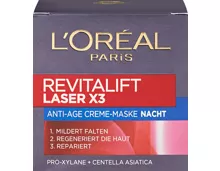 L’Oréal Anti-Age-Crèmemaske Nacht Revitalift Laser X3