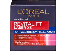 L’Oréal Revitalift Laser X3 Anti-Age-Intensiv-Pflege Gesichtscrème Nacht