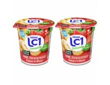 LC1 Joghurt ohne Zuckerzusatz Banane & Erdbeere laktosefrei 2x150g