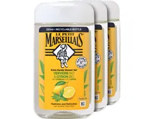 Le Petit Mariseillais Duschgel Eisenkraut / Zitrone 3 x 250 ml