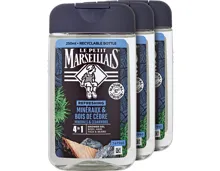 Le Petit Marseillais Duschgel Men 4 in 1 Mineral und Zeder 3 x 250 ml