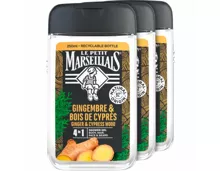 Le Petit Marseillais Duschgel Men Zypresse & Ingwer 3 x 250 ml