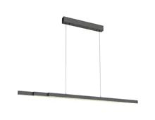 LED-Pendelleuchte Adriana, anthrazit