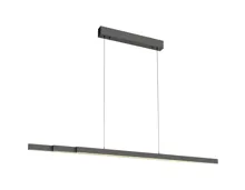 LED-Pendelleuchte Adriana, anthrazit