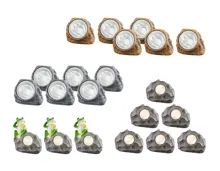 LED-Solarleuchten, 3er/6er