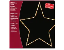 LED Stern 34cm, warmweiss, indoor