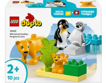 Lego Duplo Wildtier-Familien: Pinguin & Löwen