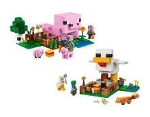 LEGO MINECRAFT™ Babyschwein-Haus/Hühnerfarm