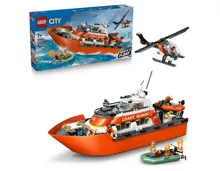 Lego® City 60504 Rettungsboot der Küstenwache mit Hubschrauber 7+ Jahre