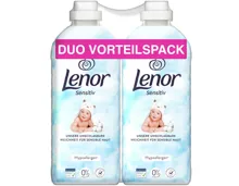 Lenor Sensitiv 2 x 71 Waschgänge, Duo