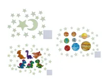 Leuchtende Wandaufkleber