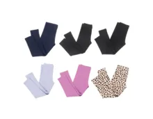 LILY & DAN Kinder-Leggings, Herbst, 2er-Pack