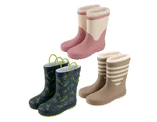 LILY & DAN Kleinkinder Gefütterte Regenstiefel