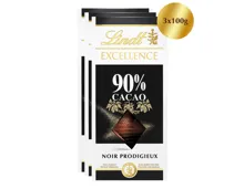 Lindt Excellence 90% Cacao 3x100g