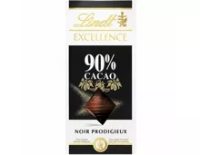 Lindt Excellence Dunkel 90% Cacao Tafelschokolade