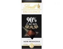 Lindt Excellence Dunkel 90% Cacao Tafelschokolade