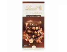 Lindt Les Grandes Dunkel Nuss Tafelschokolade