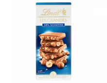 Lindt Les Grandes Milch Nuss Tafelschokolade