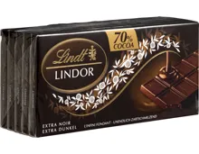 Lindt Lindor Tafelschokolade Extra Dunkel