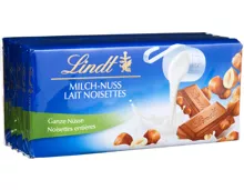 Lindt Tafelschokolade Milch-Nuss