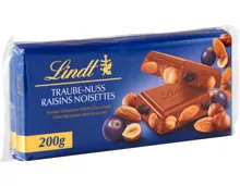 Lindt Tafelschokolade Traube-Nuss