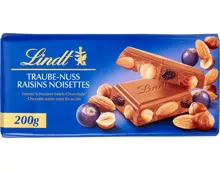 Lindt Tafelschokolade Traube-Nuss