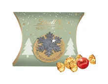 Lindt Weihnachtspralinen Süsse Adventszeit Kissen Edition
