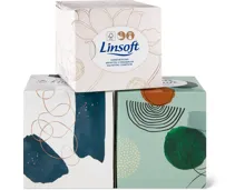 Linsoft-Taschen- sowie -Kosmetiktücher, FSC®