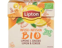 Lipton Lemon Ginger bio
