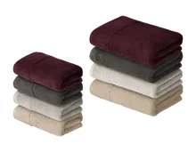 Livarno home Frottier-Duschtuch/Handtücher, 2er-Set