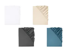 LIVARNO HOME Satin-Fixleintuch