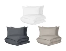 LIVARNO Mikrofaser-Washed-Bettwäsche, 3-tlg.