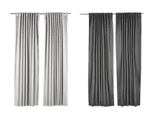 Livarno Premium-Blackout-Vorhangschal-Set, 2-tlg.