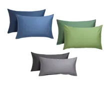 LOOKS by Wolfgang Joop Mako-Satin-Kissenbezug, 2er-Set