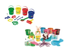 LUPILU Knetdosen, 24er-Set/Knet-Set, 12-tlg.