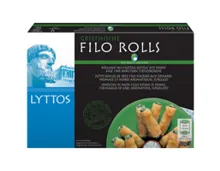 LYTTOS Filo Rolls, Spinat-Feta