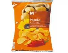 M-Classic Chips Nature oder Paprika im XL-Beutel