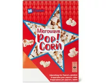 M-Classic-Popcorn, -Corn Chips und -Strips sowie Léger Popcorn