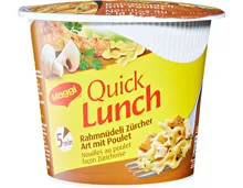 Maggi Quick Lunch Rahmnüdeli Zürcher Art mit Poulet