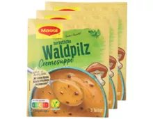 MAGGI Suppen 3er-Pack, Waldpilz creme