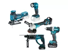 MAKITA Akku-Werkzeug-Set 18V DLX5066TJ