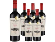 Malbec Argentina Santa Julia 6x 75cl (2024) – Rotwein, Argentinien (0.75l)