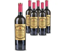 Manduria Primitivo Codici Masserie 6x 75cl (2023) – Rotwein, Italien (0.75l)