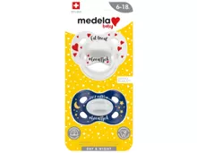 MEDELA Nuggi Day & Night, 6-18 Monate, Unisex Duo