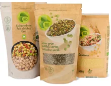 Migros Bio-Couscous, -Linsen, -Kichererbsen und -Quinoa
