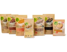Migros Bio-Cousous, -Quinoa, -Linsen und -Kichererbsen