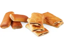 Migros Bio Dinkel-Birnweggli, Petit Bonheur-Nussrollen oder -Birnweggli