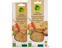 Migros Bio-Gemüse-Kartoffel-Plätzli oder -Nuggets, gekühlt