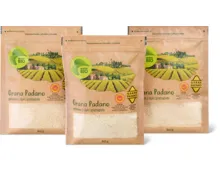 Migros Bio Grana Padano gerieben